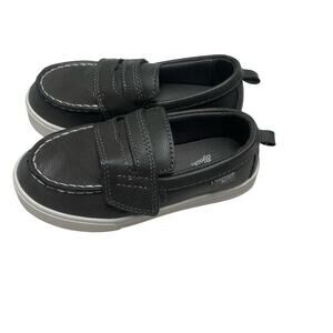Oshkosh Sail Boys Toddler size 10 Boat Shoes Loafers Gray NEW